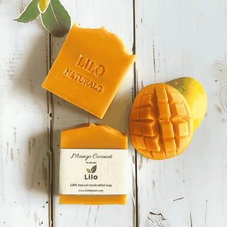 Mango Coconut Soap Bar for Dry Skin