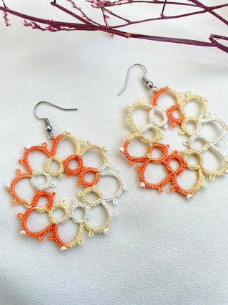 Sunny Citrus Glow Earrings Knots to Node