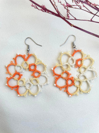 Sunny Citrus Glow Earrings Knots to Node