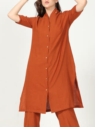 Timeless  Co Ord Set   Orange Saltpetre