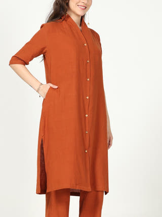 Timeless  Co Ord Set   Orange Saltpetre