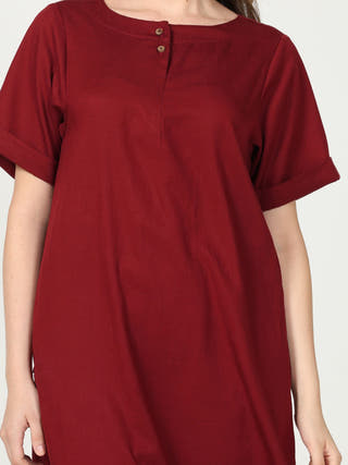 Elegant Co Ord Set    Maroon Saltpetre