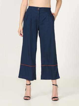 Elegant Co Ord Set  Orange And Navy Saltpetre