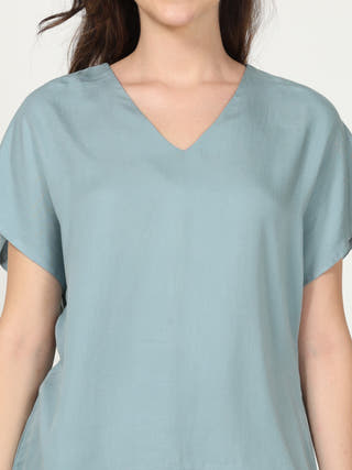 Tencel Top In Blue