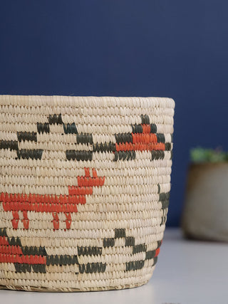 Folk Art Handcrafted Sabai Napkin Storage Purulia Sabai