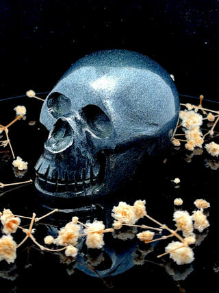 Hematite Crystal Skull