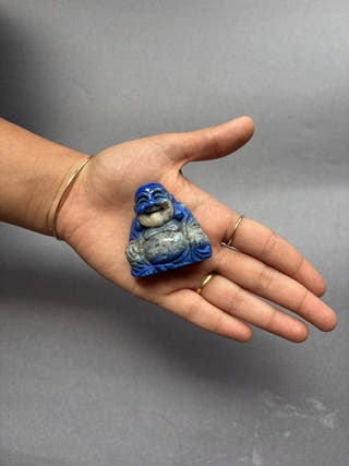 Lapis Lazuli Crystal Skull
