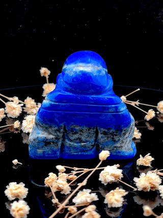 Lapis Lazuli Laughing Buddha