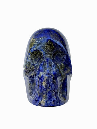 Lapis Lazuli Crystal Skull