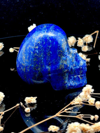 Lapis Lazuli Crystal Skull