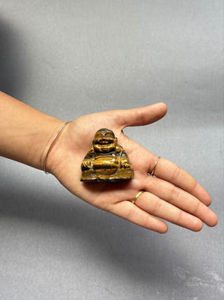 Tiger Eye Laughing Buddha
