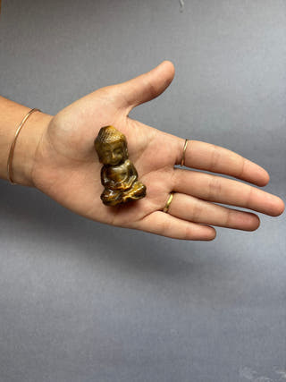 Tiger Eye Sitting Buddha