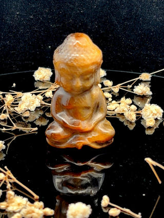 Tiger Eye Sitting Buddha