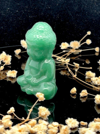Green Aventurine Sitting Buddha