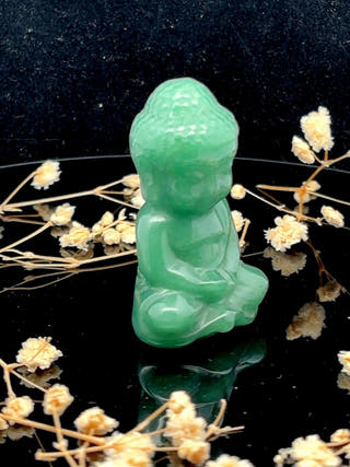 Green Aventurine Sitting Buddha