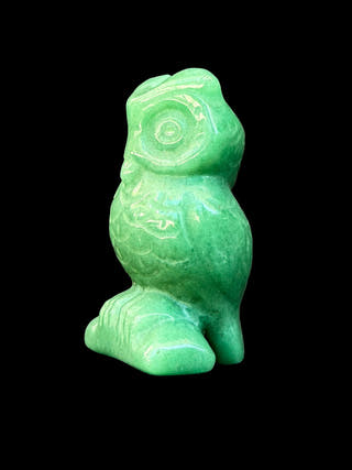 Green Aventurine Owl