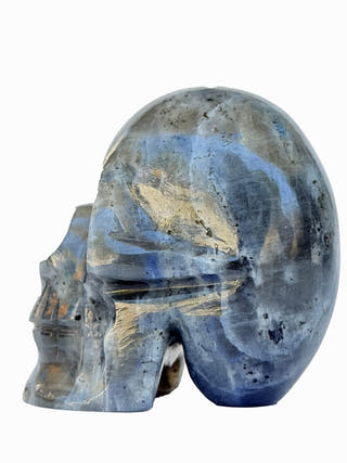 Larvikite Crystal Skull