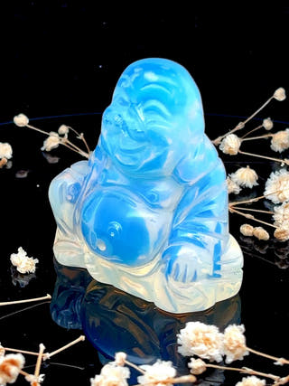 Opal Laughing Buddha