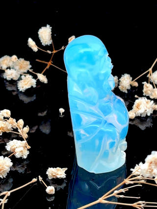 Opal Laughing Buddha