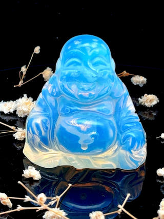 Opal Laughing Buddha