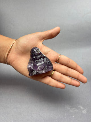 Amethyst Laughing Buddha