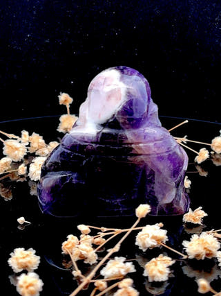 Amethyst Laughing Buddha