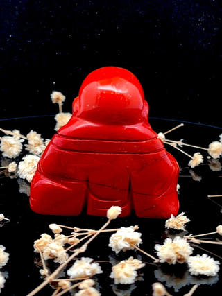 Red Jasper Laughing Buddha