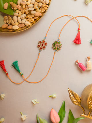 Chakra Jewelled Rakhi (Set Of 2)
