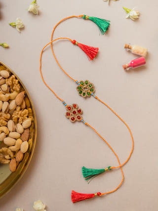 Chakra Jewelled Rakhi (Set Of 2)