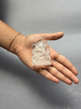 Crystal Ganeshji Clear Quartz