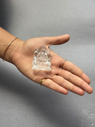 Crystal Ganeshji Clear Quartz