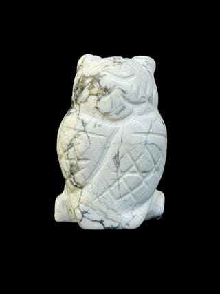 Howlite Owl