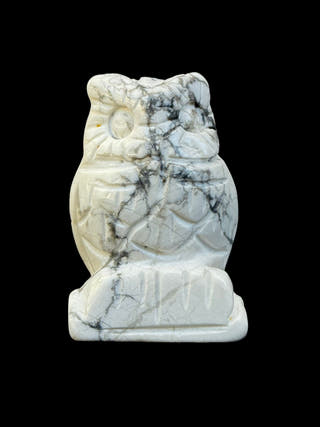 Howlite Owl