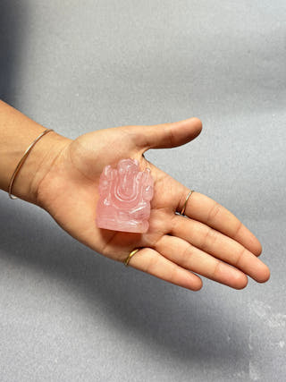 Rose Quartz Ganeshji