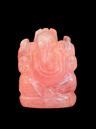 Rose Quartz Ganeshji