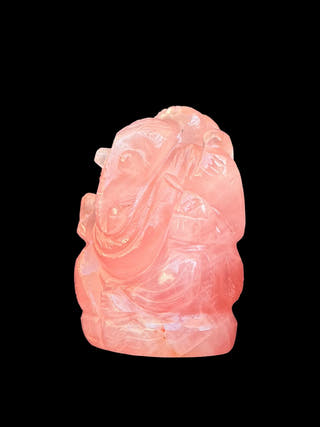 Rose Quartz Ganeshji