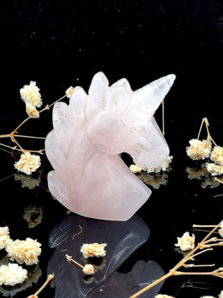 Rose Quartz Unicorn