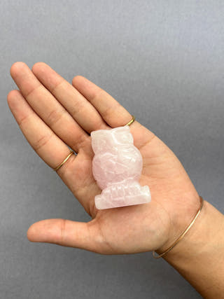 Rose Quartz Owl