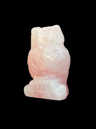 Rose Quartz Owl