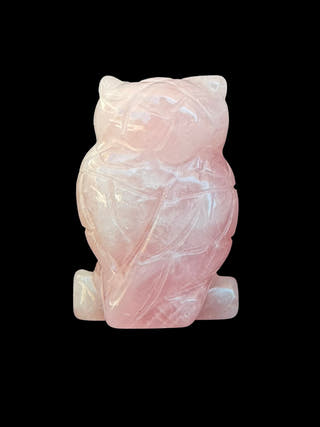 Rose Quartz Owl