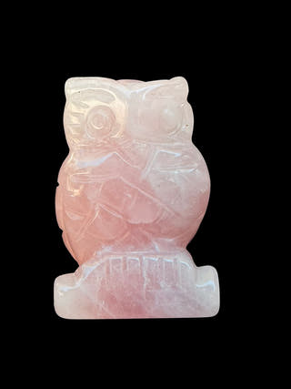 Rose Quartz Owl