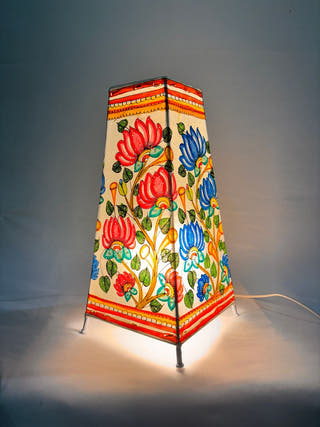 Lotus Design Table Lamp - Multicolor