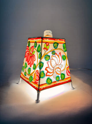 Lotus Design Table Lamp - Multicolor