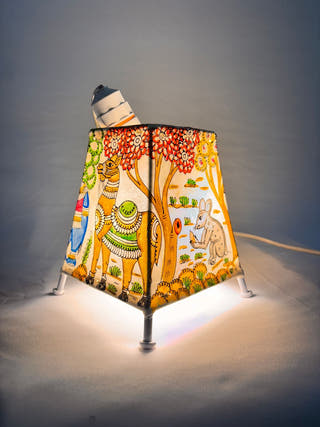 Tree Of Life Design Table Lamp - Multicolor
