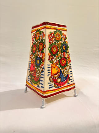 Fish And Flower Table Lamp - Multicolor