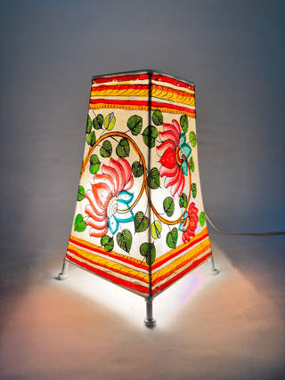 Lotus Design Table Lamp - Multicolor