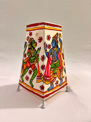 Ramayana Story Lamp - Multicolor