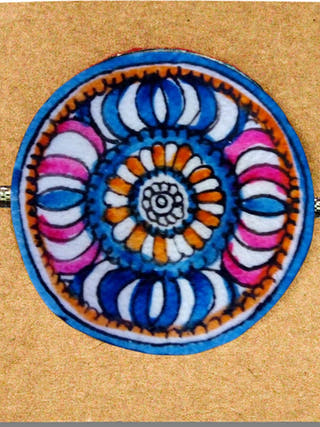 Mandala Rang Rakhi