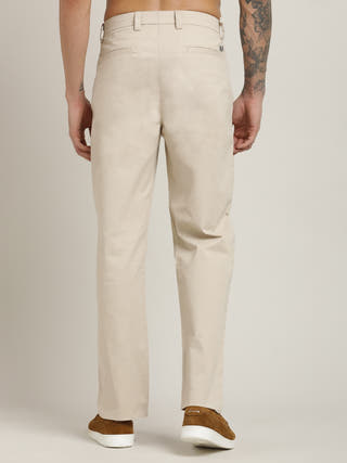 Olive & Beige Relaxed-Fit Shirt With Trousers Co-ord Set