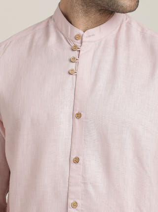 Pink Relaxed Fit Casual Shirt